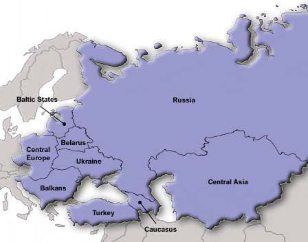 central europe map